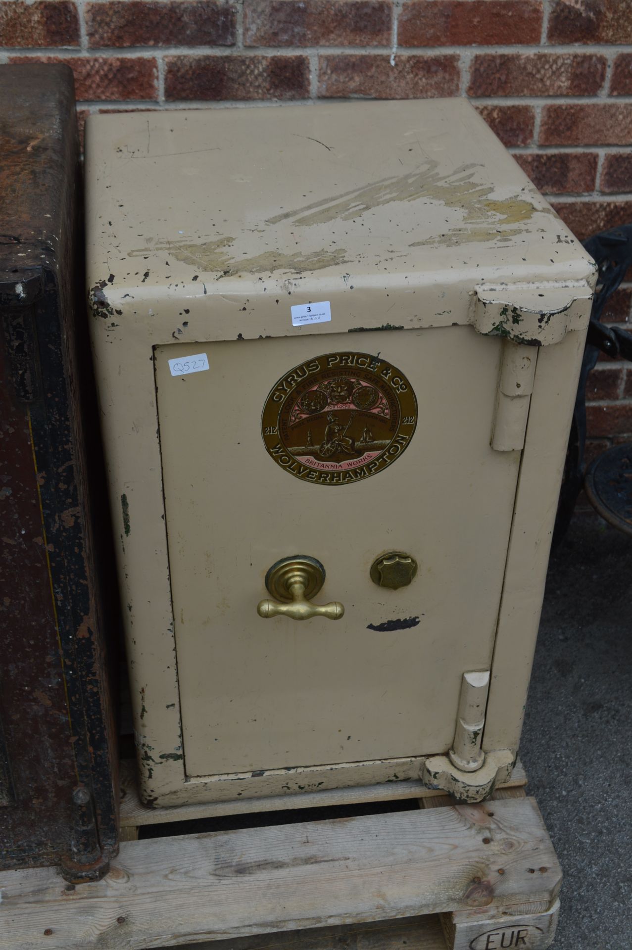 Cyrus Price & Co Cast Iron Safe