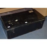 Black Tin Trunk