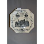 Queen Victoria Jubilee Commemorative Plate 1887