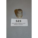 Hallmarked Silver Thimble