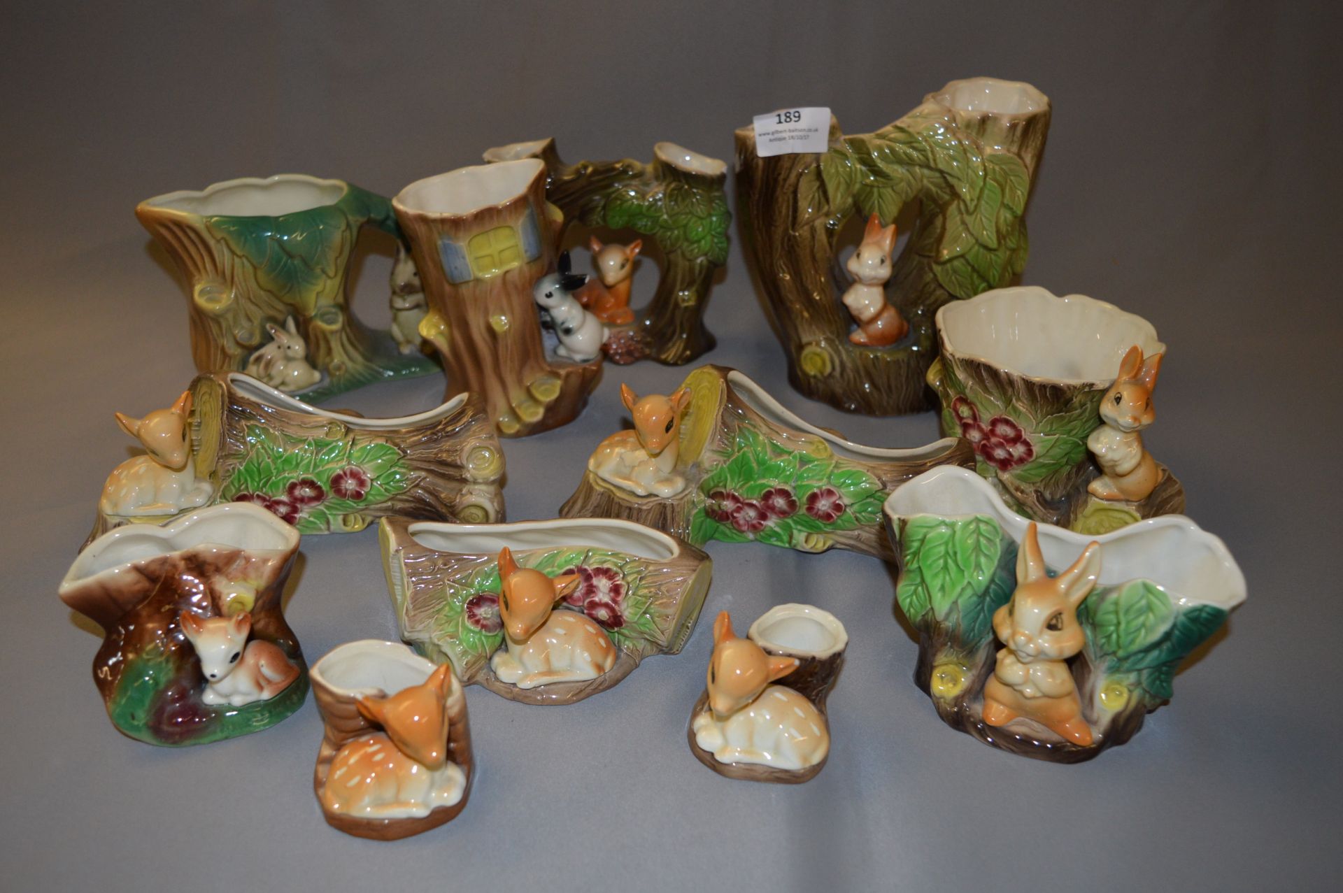 Collection of Hornsea Pottery Vases, Rabbits & Deers