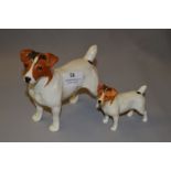 2 Beswick Jack Russell Figurines