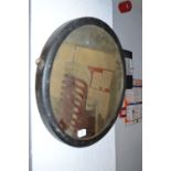 Circular Framed Wall Mirror