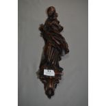 Wall Mounted Pottery Figurine - Madonna and Child
