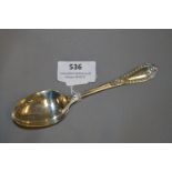 Hallmarked Silver Teaspoon - 35 Grams