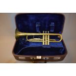 Brass Trumpet in Case