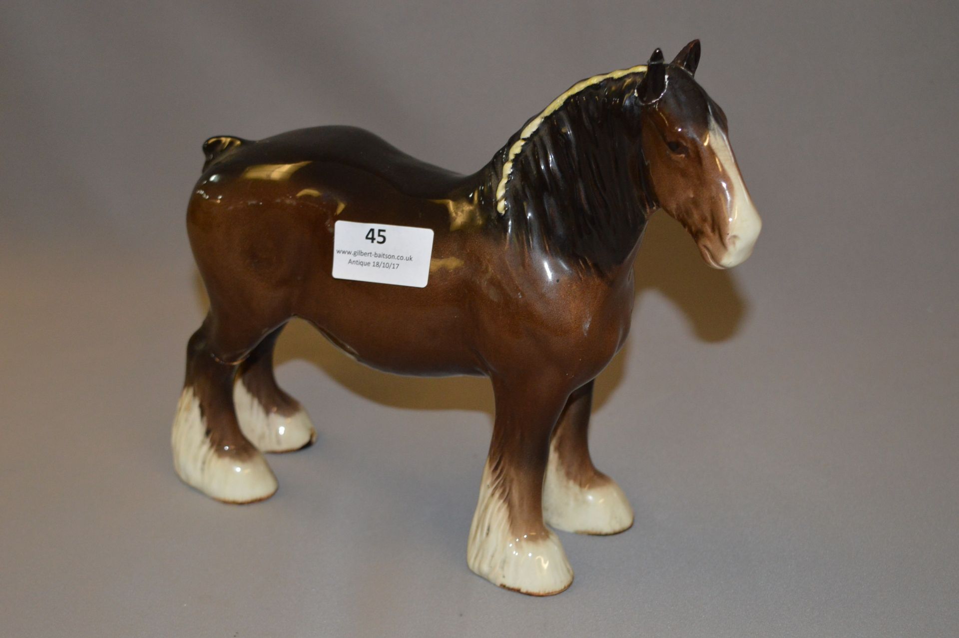 Beswick Shire Horse Figurine