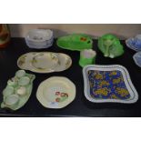 Collection of Pottery including Carlton Ware, Royal Doulton, Beswick, Trays, Plates etc