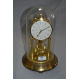 Brass Anniversary Clock under Glass Dome