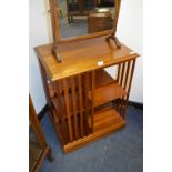 Reproduction Mahogany Revolving Bookcase