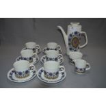 1960's Meakin Studio Pottery Coffee Set 15 Pieces