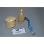 Ivory Tape Measure & Ivory Ring Box