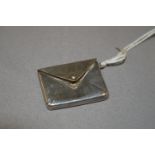 Hallmarked Silver Stamps Holder Birmingham 1910 - 4 Grams