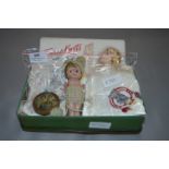 Silk Nylons, Handkerchiefs, Commemorative Tin and Cupidoll