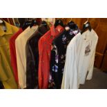 6 Vintage Lady's Silk Blouses