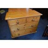 Pine 2 Over 2 Chest of Drawers