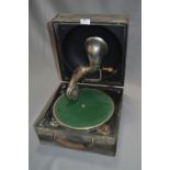 Decca Portable Wind-up Gramophone