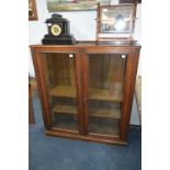 Oak Floorstanding Bookcase with Glazed Doors