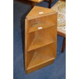 Oak 3 Tier Corner Shelf Unit