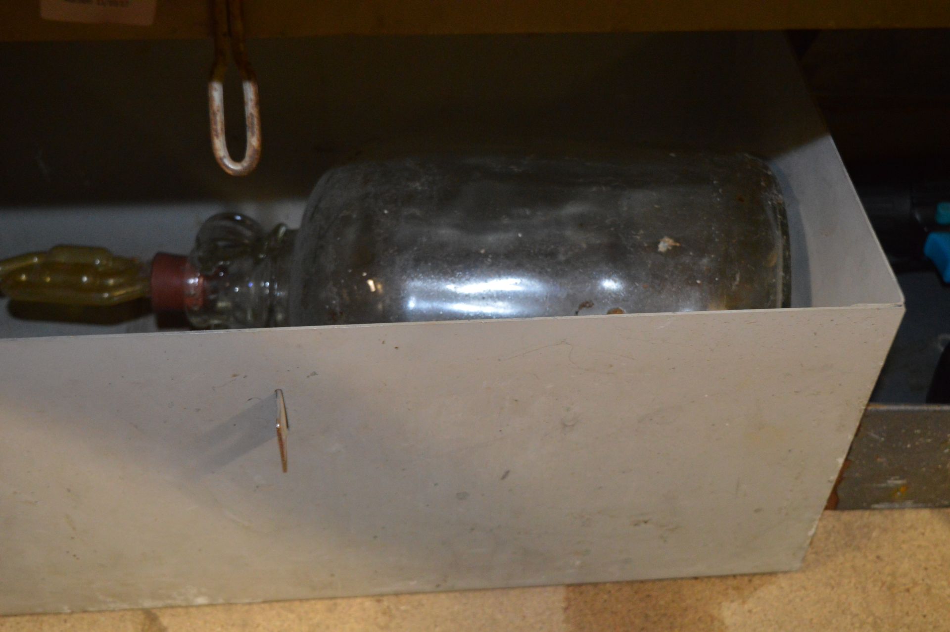 Aluminium Toolbox and Demijohn