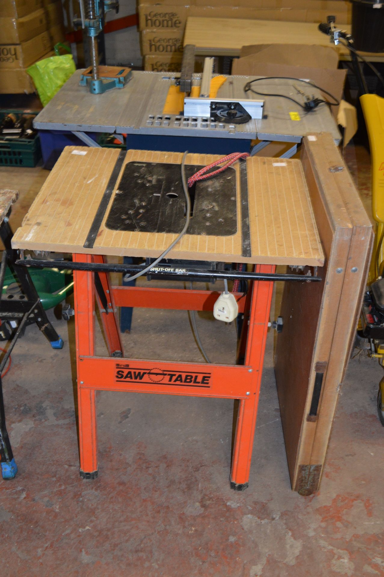 IRS Saw Table and Paste Board