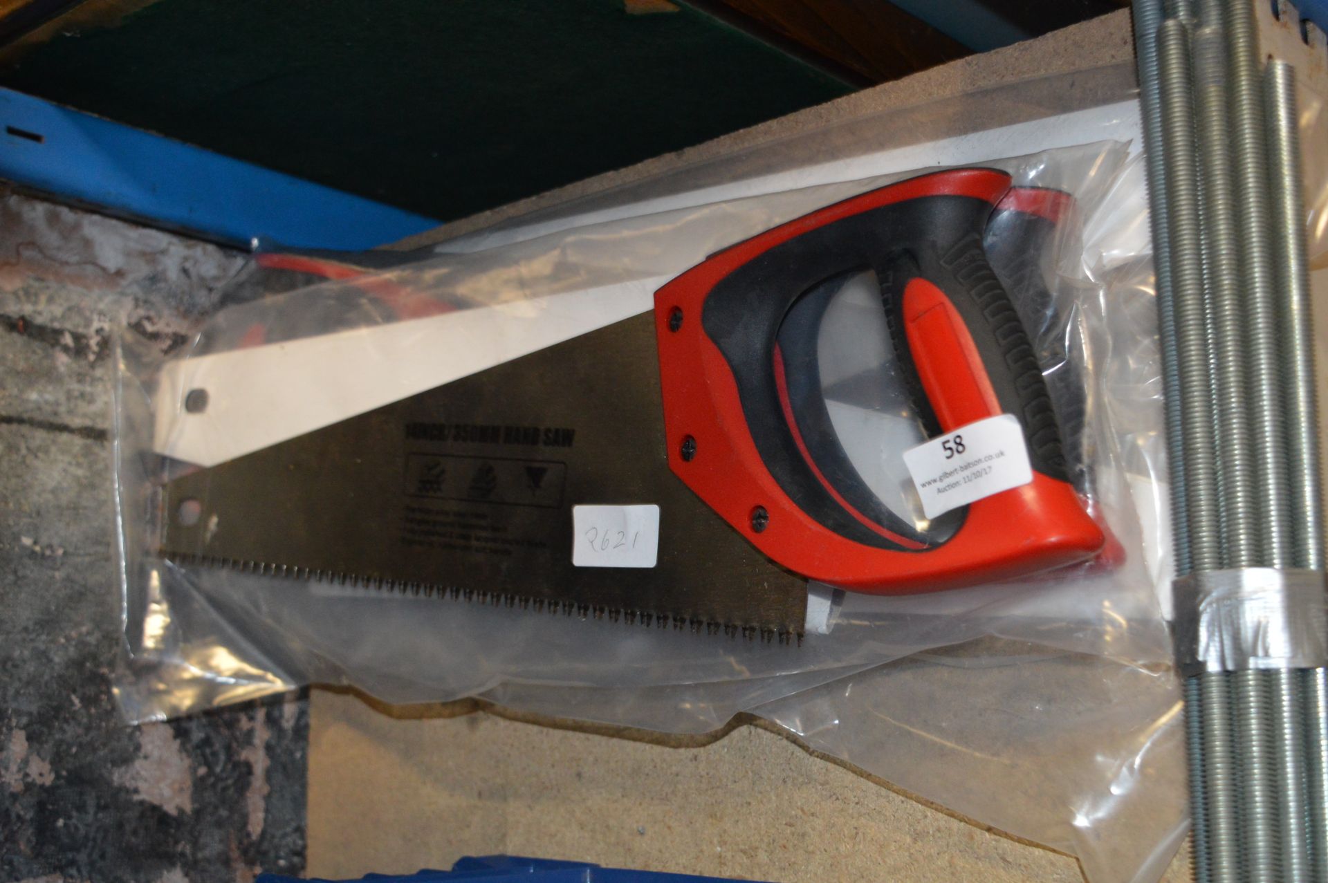 Four 14" Hand Saws