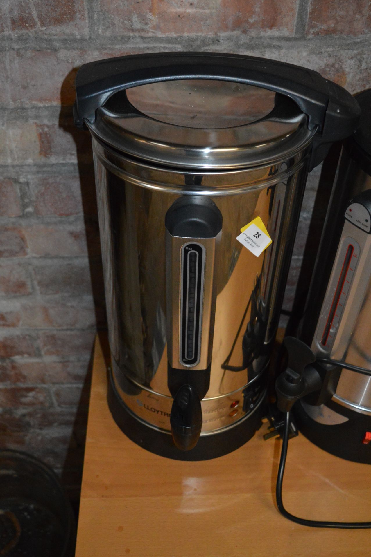 *Chrome Water Boiler