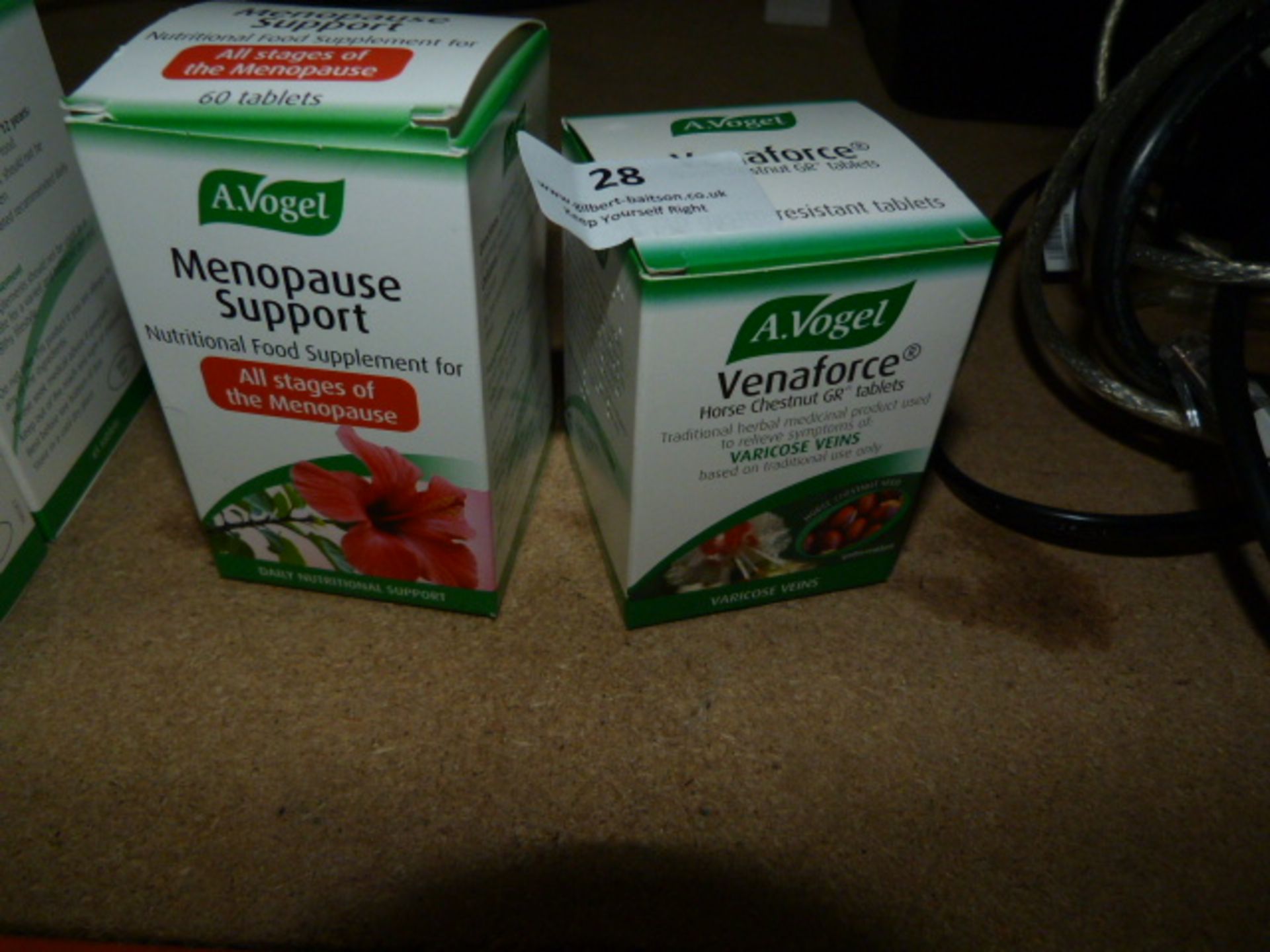 *1 x 60 Box of A.Vogel Menopause Support Tablets & 1 x 30 of A.Vogel Venaforce Tablets