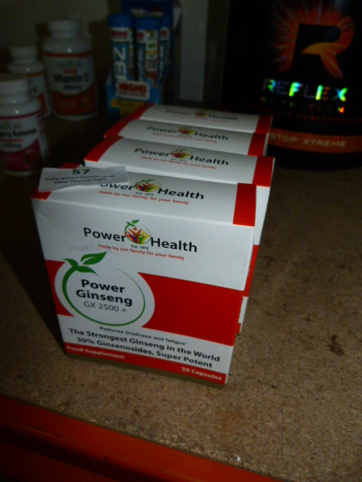 *4 x 30 Capsules of Power Health Power Ginseng