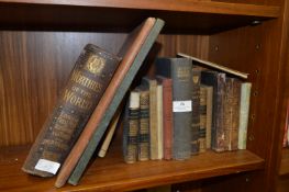 Collection of Vintage Books Including Some Leather Bound Books