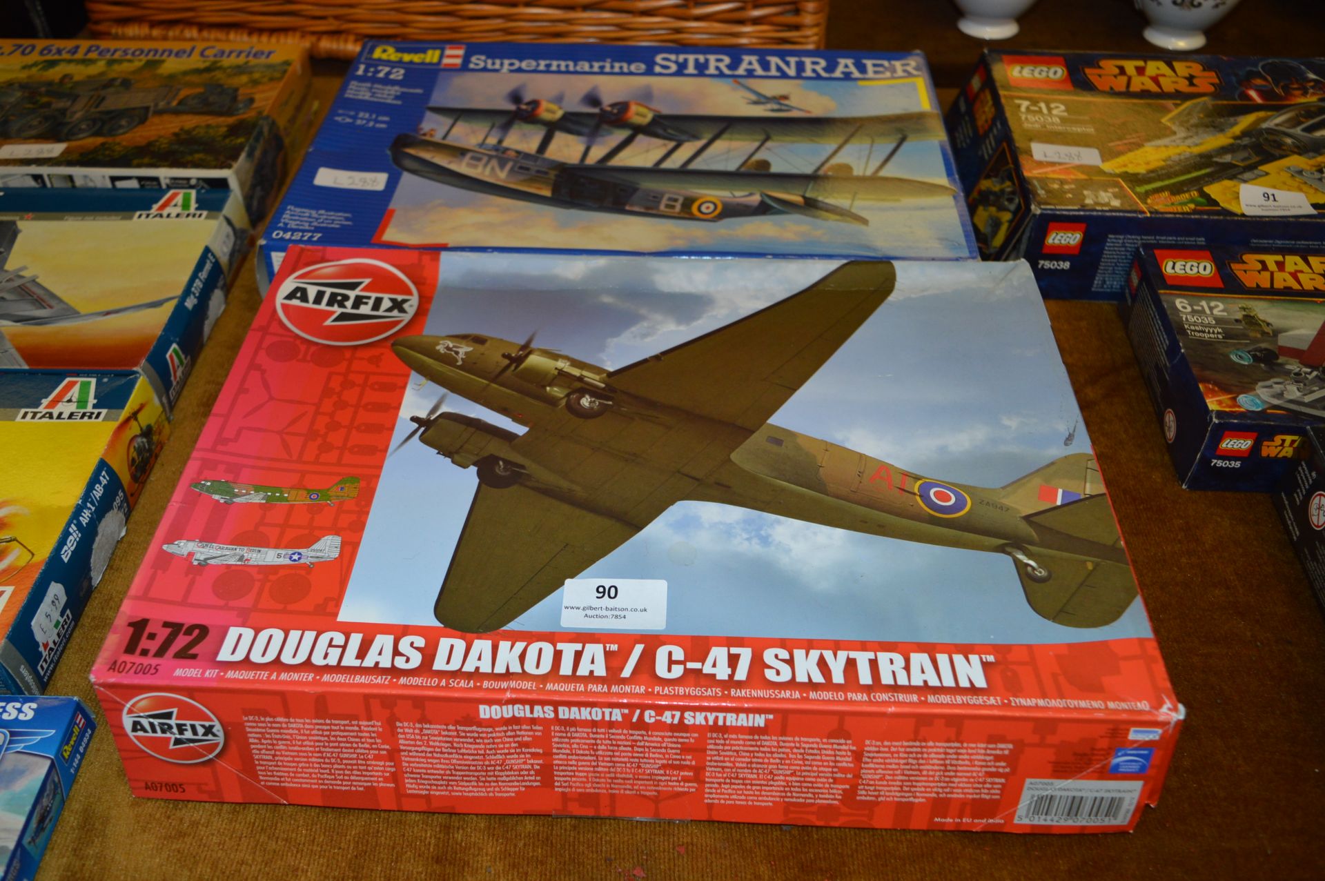 Two Scale Model Aircraft "Douglas Dakota" and "Estran Raer"