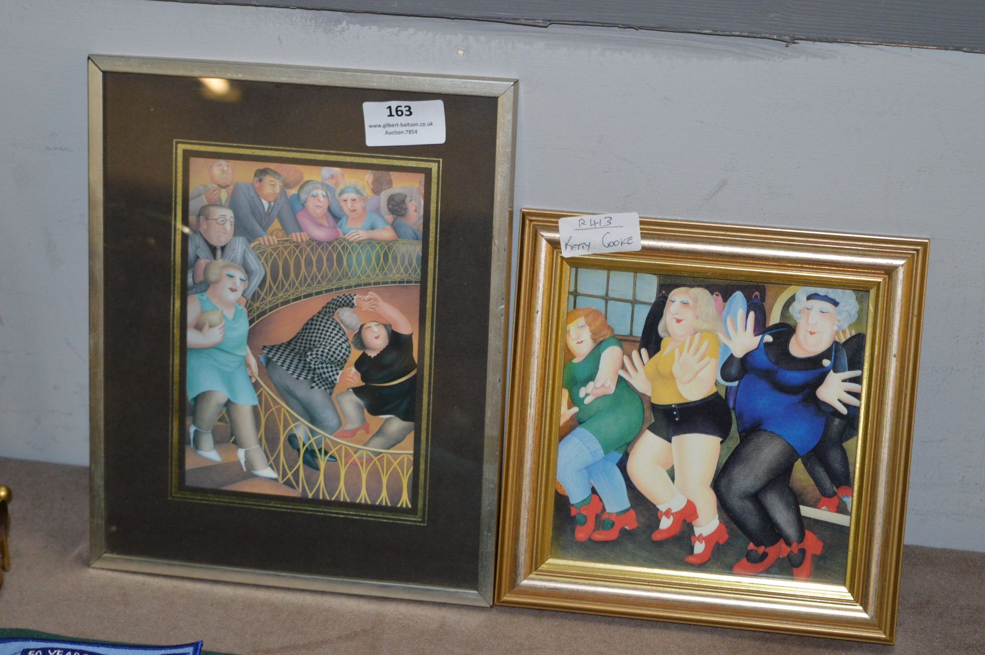 Pair of Framed Coloured Prints by Betty Cooke
