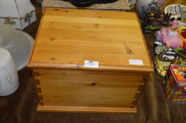 Small Pine Lidded Box