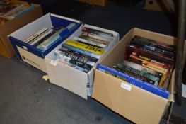 Three Boxes of Assorted Fiction Books