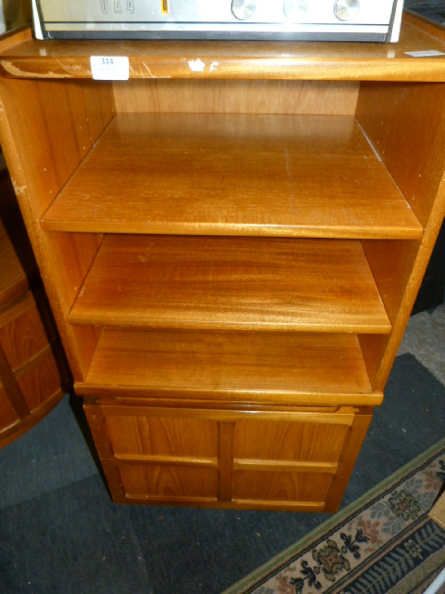 Teak Hi-Fi Cabinet