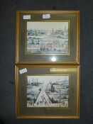 Pair of Framed Lowry Prints