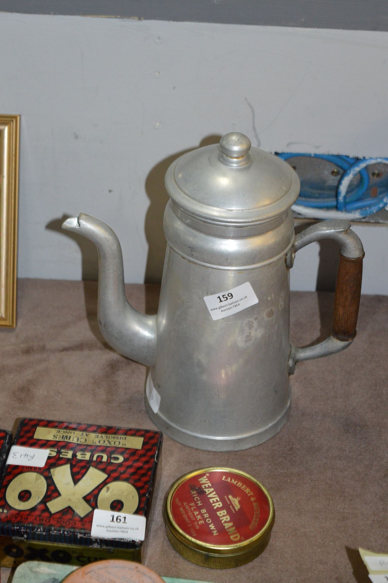 1950's French Aluminium Coffee Pot