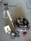 Lubitel 166B Camera with Cobra 700AF Flash Gun, Disk, Light Meters, Carry Case and Tripod