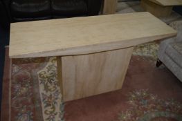 Marble Effect Hall Table 53x18"