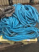 *Large Quantity of Blue Polypropylene Rope