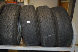 *Set of Four General Mud & Snow 205/75R15 Tyres on Six Stud Steel Rims