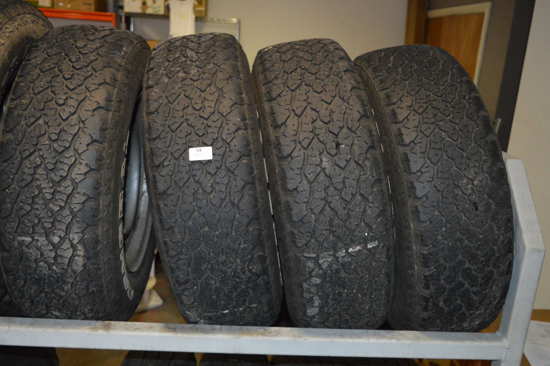 *Set of Four General Mud & Snow 205/75R15 Tyres on Six Stud Steel Rims