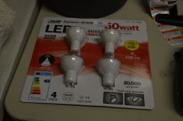 *Feit GU10 Dimmable Light Bulbs 4pk