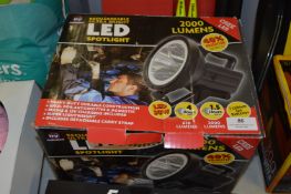 *HV Professional LED Rechargeable Spotlight