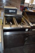 Moorwood Vulcan Gas Fired Two Basket, Two Compartment Fryer