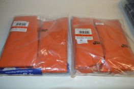 *Eight Pairs of Orange, Two Pairs of Blue and One Pair of Lime Green Joma Football Socks Size: