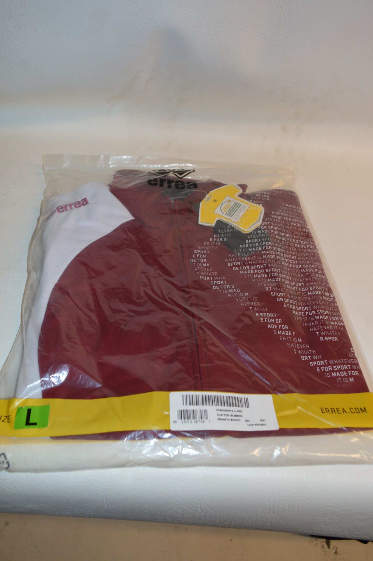 *Thirteen Errea Clayton Giubbino Training Tops Various Sizes (Maroon & White)