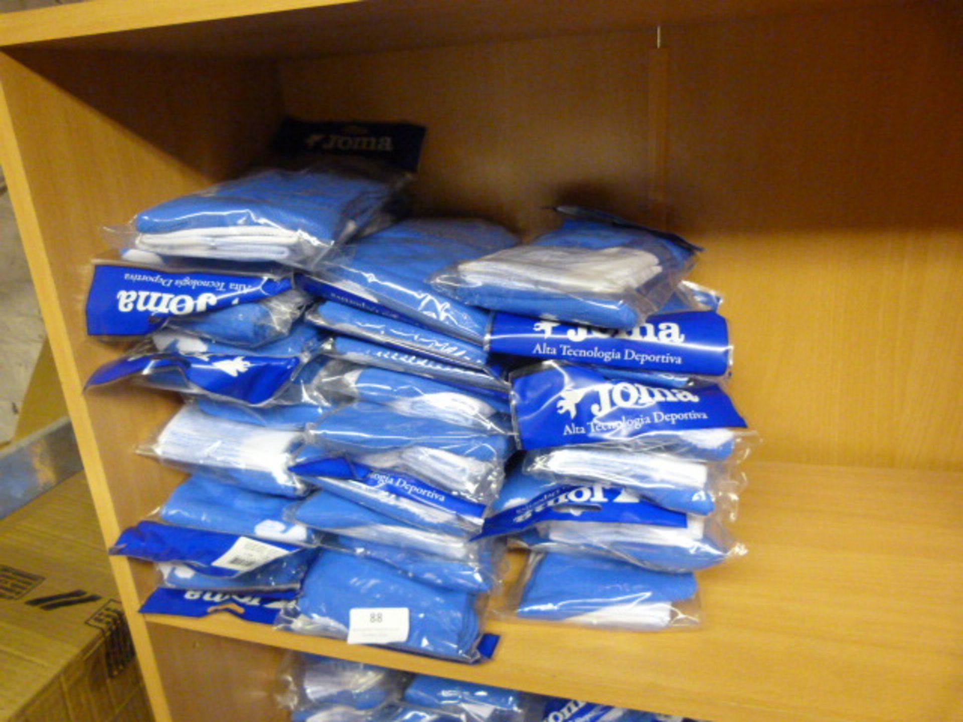 *Thirty Pairs of Joma Blue & White Football Tops