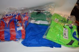 *Eight Assorted Branded Football Training Tops and Shorts