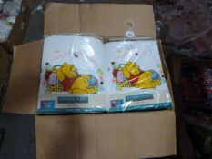 Box Containing Thirty Five Pairs of Winnie the Pooh Child's Pajamas Sizes: 3-4 to 9-10 Years